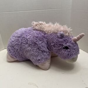 Pillow Pets Originals Magical Unicorn 18" Stuffed Animal Plush Toy Purple Pink